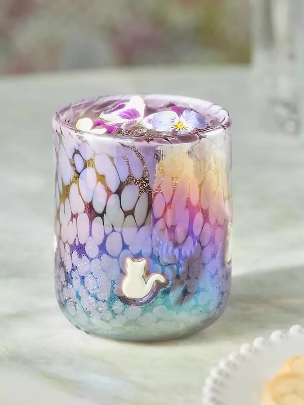 Anthropologie Limited Edition Marquee Icon Juice Glass